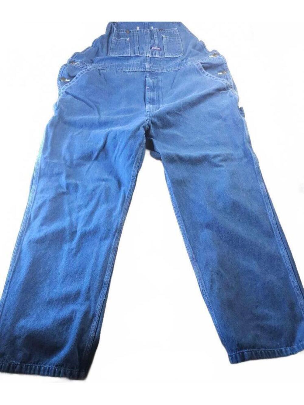 Big Smith Denim Blue Workwear Overalls 40x32